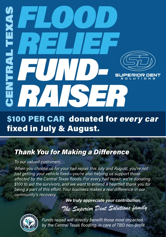 Central Texas Fundraiser Auto Hail Repair
